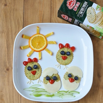 三星蔥薄餅之下課後的點心：小雞開學去