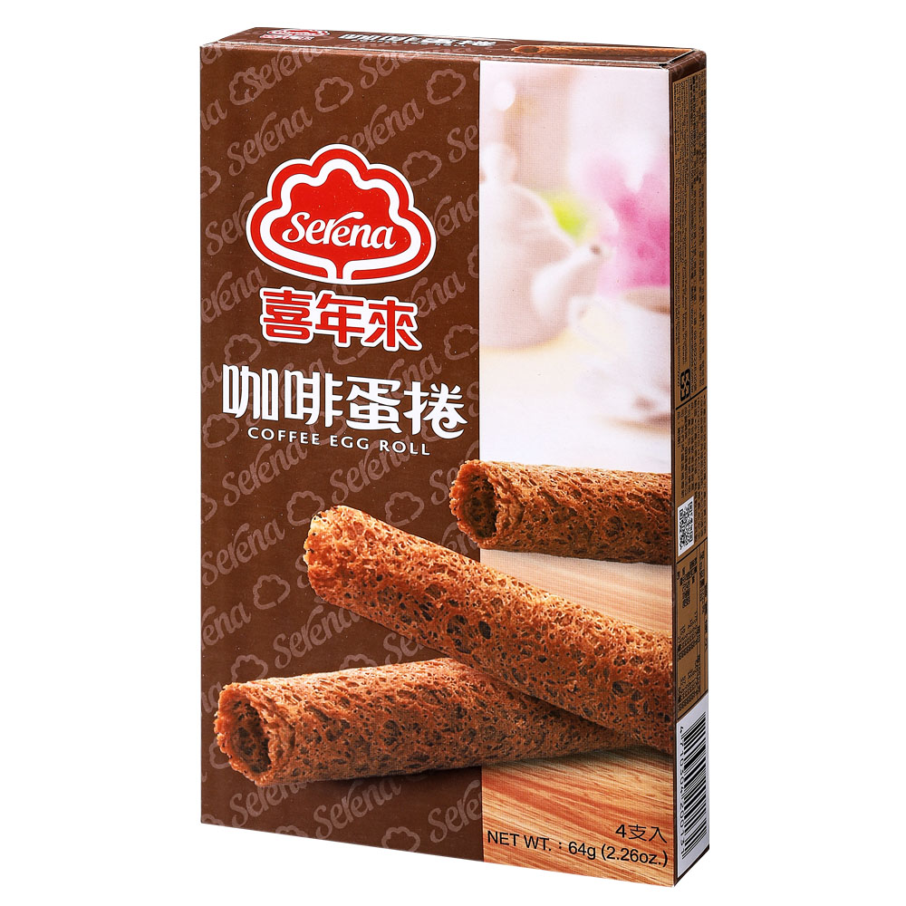 Coffee Egg Roll Cookies 64g