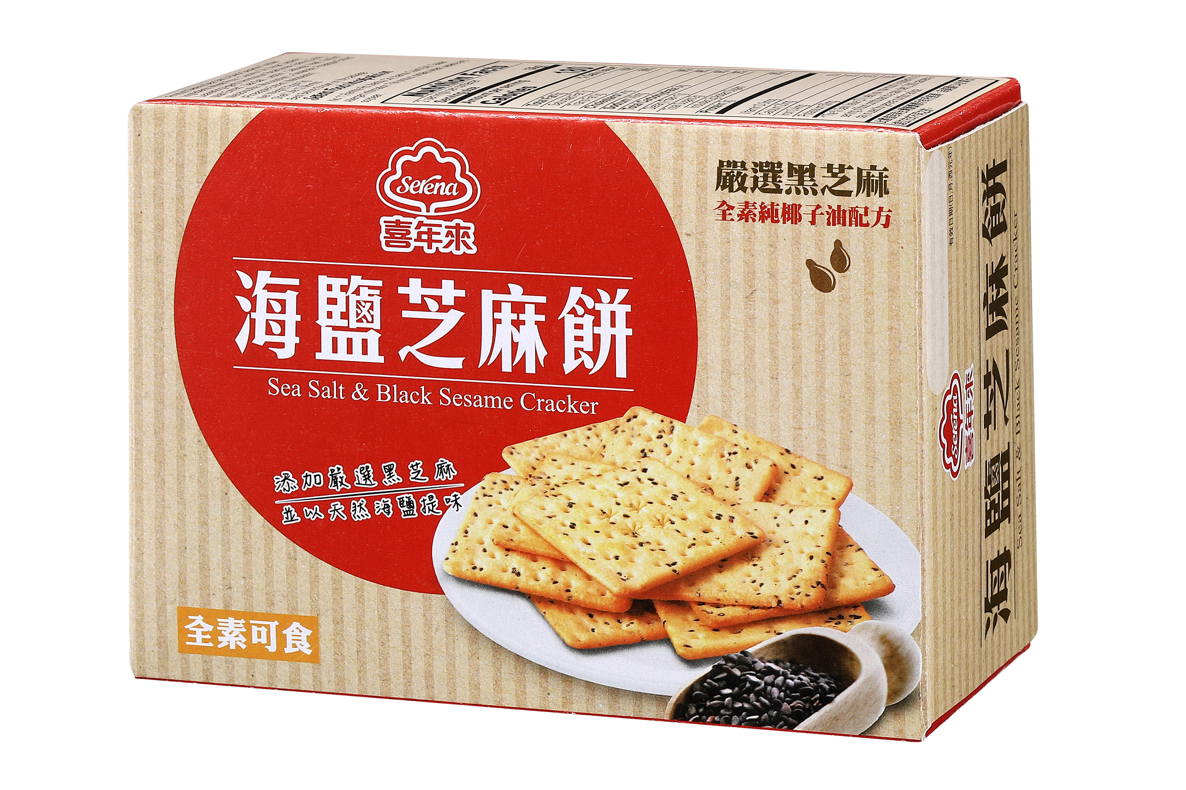 Sea Salt & Balck Sesame Cracker 72g